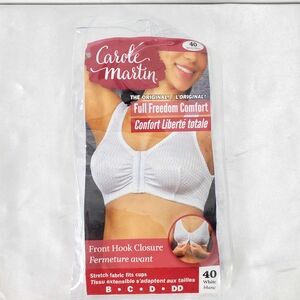 NWT-CAROLE MARTIN 3 Pack Full-Freedom Comfort/Sleep Bras Size 40